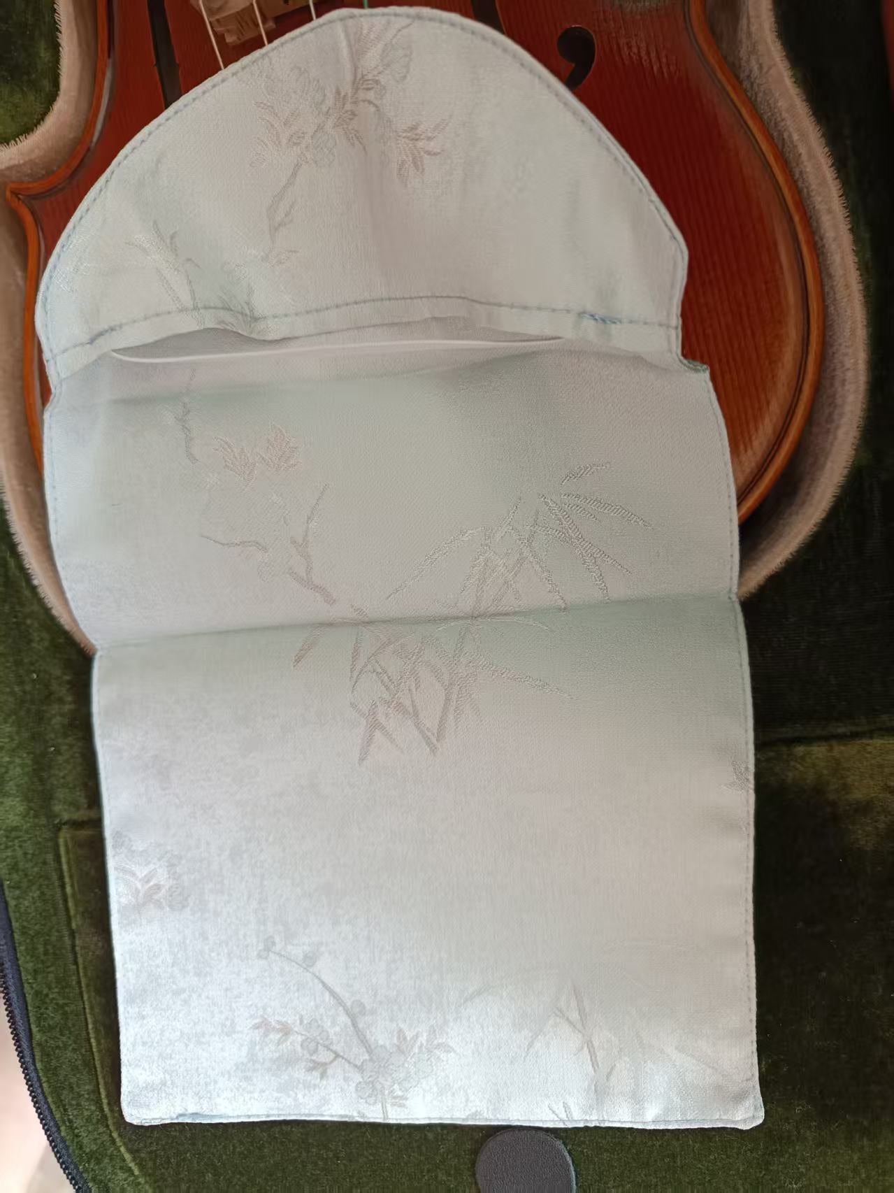 Chinrest Cover (Longer backside) for Violin/Viola