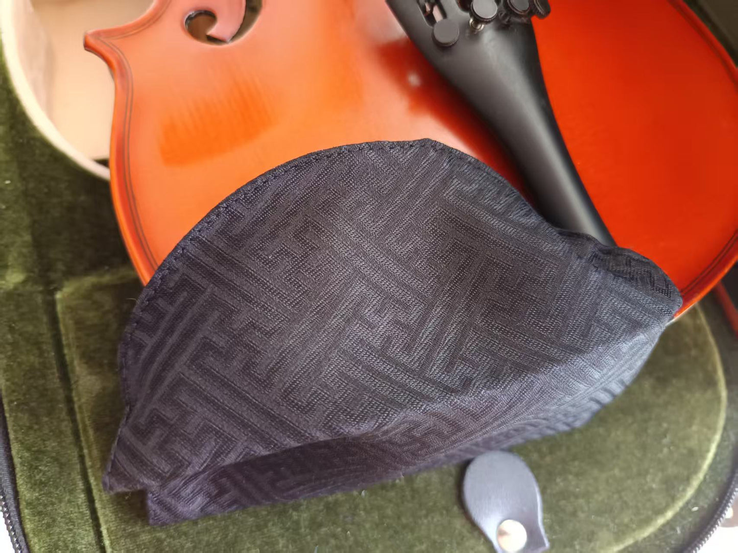 Limited Chinrest Cover (100% silk Song brocade) for Violin/Viola