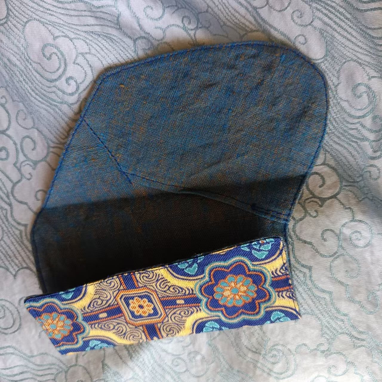 Chinrest Cover (Shu brocade&Hemp) for Violin